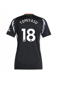 Arsenal Takehiro Tomiyasu #18 Voetbaltruitje Uit tenue Dames 2024-25 Korte Mouw